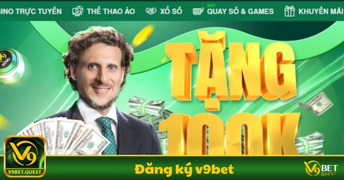 Đăng Ký V9BET - Gia Nhập Cộng Đồng Cá Cược Uy Tín 3 Ưu đãi chào mừng hấp dẫn dành riêng cho người mới tại V9BET
